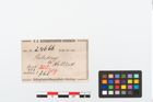 Etikett zu Bronzebrillenfibel (NHMW-PRAE-024666)